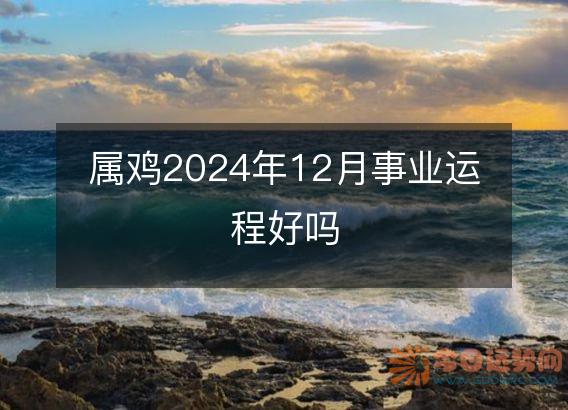 属鸡2025年12月事业运程好吗