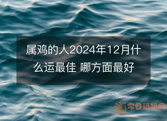 属鸡的人2025年12月什么运最佳 哪方面最好