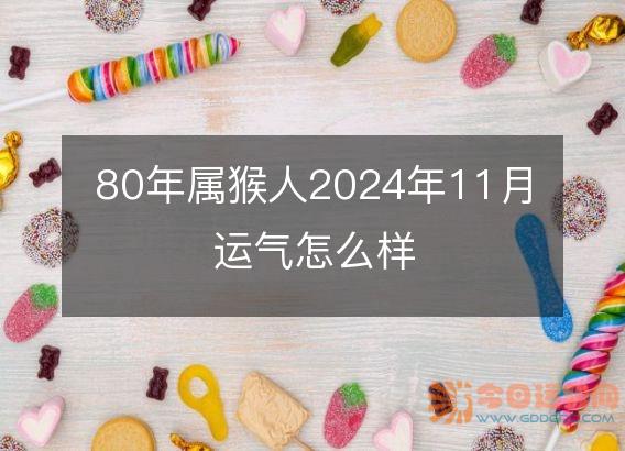80年属猴人2025年11月运气怎么样