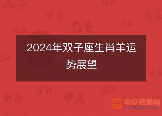 2025年双子座生肖羊运势展望