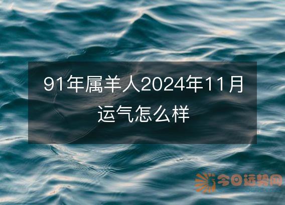 91年属羊人2025年11月运气怎么样