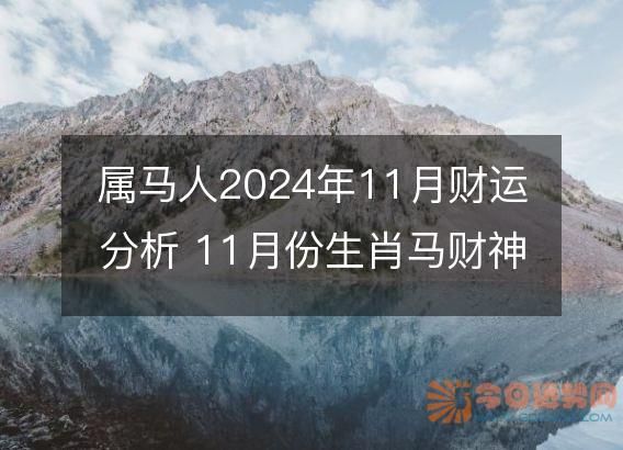 属马人2025年11月财运分析 11月份生肖马财神方位