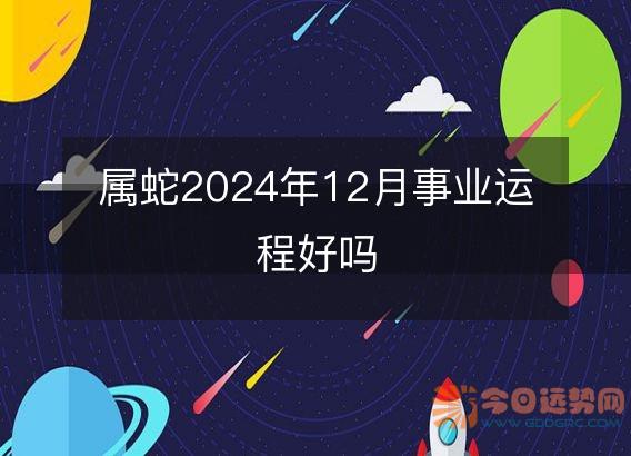 属蛇2025年12月事业运程好吗