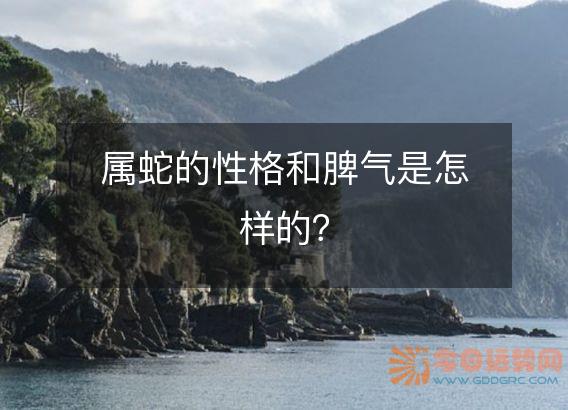属蛇的性格和脾气是怎样的?