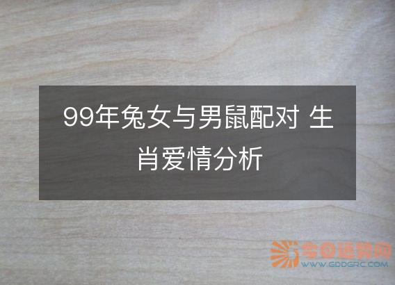 99年兔女与男鼠配对 生肖爱情分析