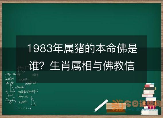 1983年属猪的本命佛是谁?生肖属相与佛教信仰的关系