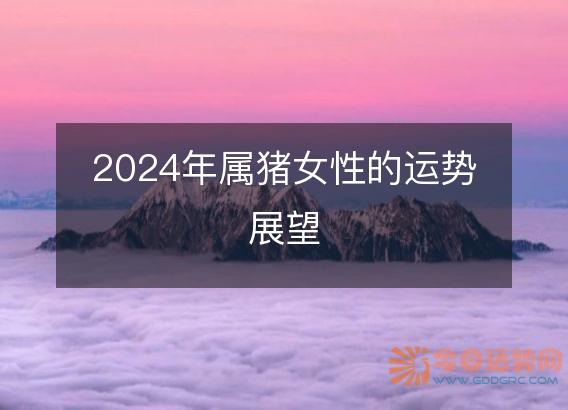 2025年属猪女性的运势展望