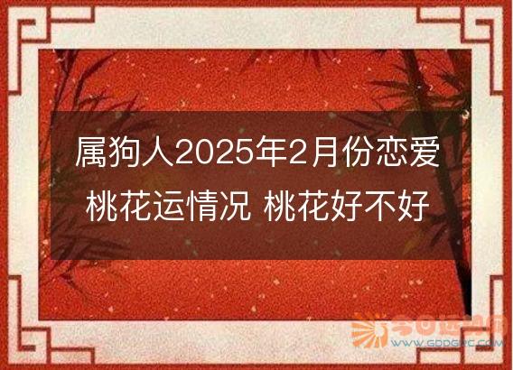 属狗人2025年2月份恋爱桃花运情况 桃花好不好